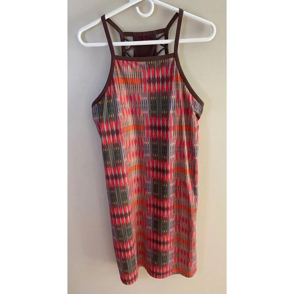 Prana Carmine Desert Aztec Print Ardor Athletic Dress Size L - Picture 4 of 14